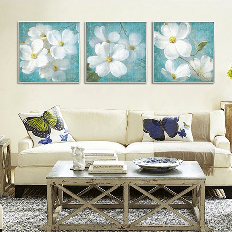 HAOCHU Framless Triptych Abstract Flower Canvas Oil Painting Wall Poster Art Picture Home Decoration Unique Gift for Wedding
HAOCHU Framless Triptych Abstract Flower Canvas Oil Painting Wall Poster Art Picture Home Decoration Unique Gift for Wedding