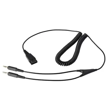 VoiceJoy 3 PCS Quick Disconnect to Dual 3.5mm plug Adapter QD Cable Apply to Headset to PC Sound Cards Adapter Cord
VoiceJoy 3 PCS Quick Disconnect to Dual 3.5mm plug Adapter QD Cable Apply to Headset to PC Sound Cards Adapter Cord