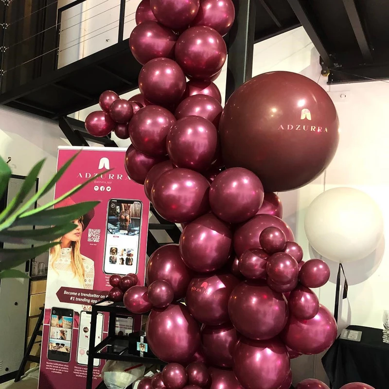 100pcs/bag 5/10/12inch Burgundy Pearl Latex Balloons Helium Wine Red Event Party Baby Bridal Shower Wedding Birthday Decor
100pcs/bag 5/10/12inch Burgundy Pearl Latex Balloons Helium Wine Red Event Party Baby Bridal Shower Wedding Birthday Decor