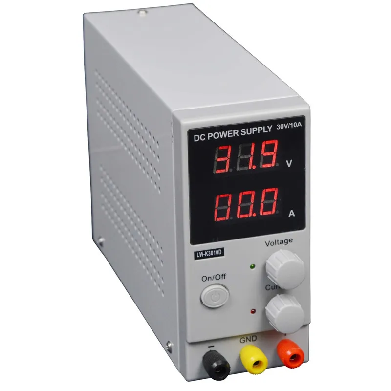 K3010D 30V 10A DC LCD Digital Power Supply Mini Switching Regulated Adjustable High Quality
K3010D 30V 10A DC LCD Digital Power Supply Mini Switching Regulated Adjustable High Quality