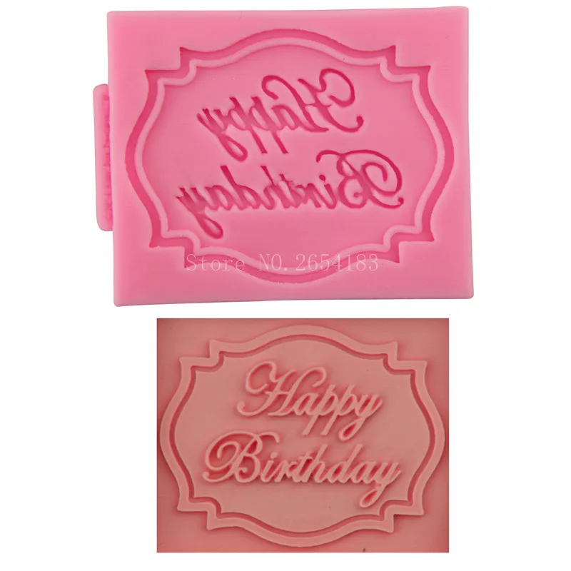 Happy Birthday placard card Silicone Fondant Soap 3D Cake Mold Cupcake Jelly Candy Chocolate Decoration Baking Tool FQ3075
Happy Birthday placard card Silicone Fondant Soap 3D Cake Mold Cupcake Jelly Candy Chocolate Decoration Baking Tool FQ3075