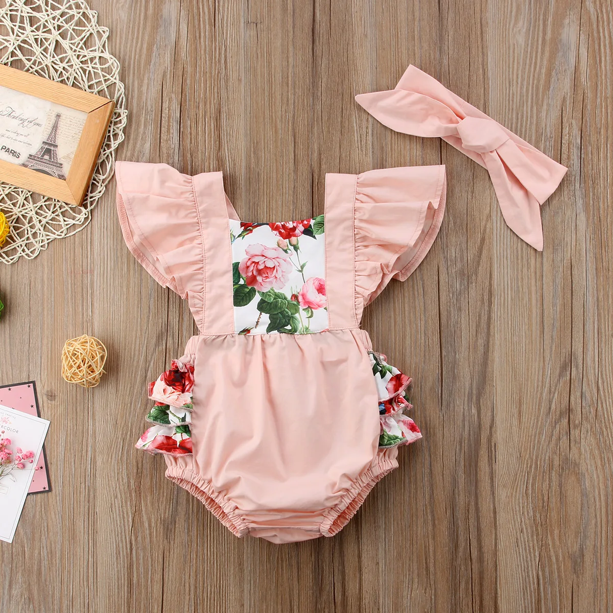 Canis Newborn Infant Baby Girls Floral Bodysuit Jumpsuit Headband Outfits Baby Summer Sleeveless Cotton Floral Baby Clothing
Canis Newborn Infant Baby Girls Floral Bodysuit Jumpsuit Headband Outfits Baby Summer Sleeveless Cotton Floral Baby Clothing
