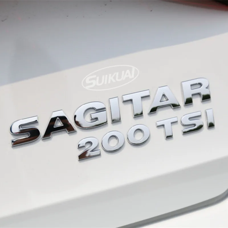 Silver or black ABS Car styling Sticker letter Rear Bumper Trunk Plating Words Decal Badge Emblem auto accessories for Sagitar
Silver or black ABS Car styling Sticker letter Rear Bumper Trunk Plating Words Decal Badge Emblem auto accessories for Sagitar