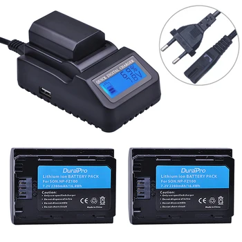 2PC NP-FZ100 NP FZ100 Battery + LCD Quick Charger for Sony NP-FZ100 BC-QZ1 Alpha 9, A7RIII, ILCE-7RM3,A9, A9R, Alpha 9s Camera
2PC NP-FZ100 NP FZ100 Battery + LCD Quick Charger for Sony NP-FZ100 BC-QZ1 Alpha 9, A7RIII, ILCE-7RM3,A9, A9R, Alpha 9s Camera