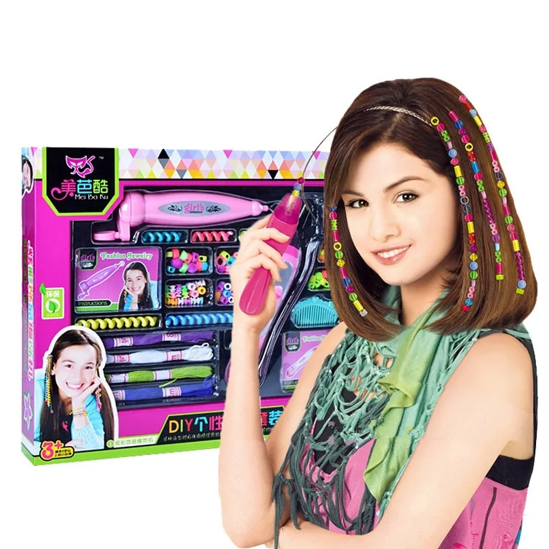 Girl Toy Fashion Braider Hair Accessories Dress Up Kids Toy For Children DIY Intelligence Development Pretend Play Costume Toys
Girl Toy Fashion Braider Hair Accessories Dress Up Kids Toy For Children DIY Intelligence Development Pretend Play Costume Toys