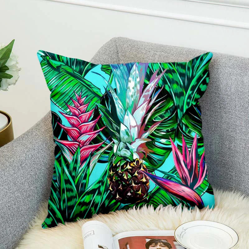 Tropical Plants Pillow Case Polyester Decorative Pillowcases Green Leaves Throw Pillow Cover Square Poszewki Na Poduszki style3
Tropical Plants Pillow Case Polyester Decorative Pillowcases Green Leaves Throw Pillow Cover Square Poszewki Na Poduszki style3