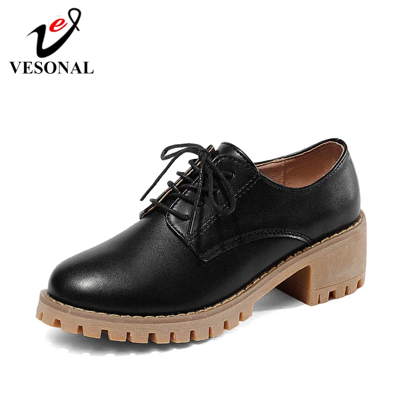 VESONAL 2019 New Fashion Spring Autumn Women Shoes PU Leather Casual Square Heel Shoes British Style Female Pumps Woman Footwear
VESONAL 2019 New Fashion Spring Autumn Women Shoes PU Leather Casual Square Heel Shoes British Style Female Pumps Woman Footwear