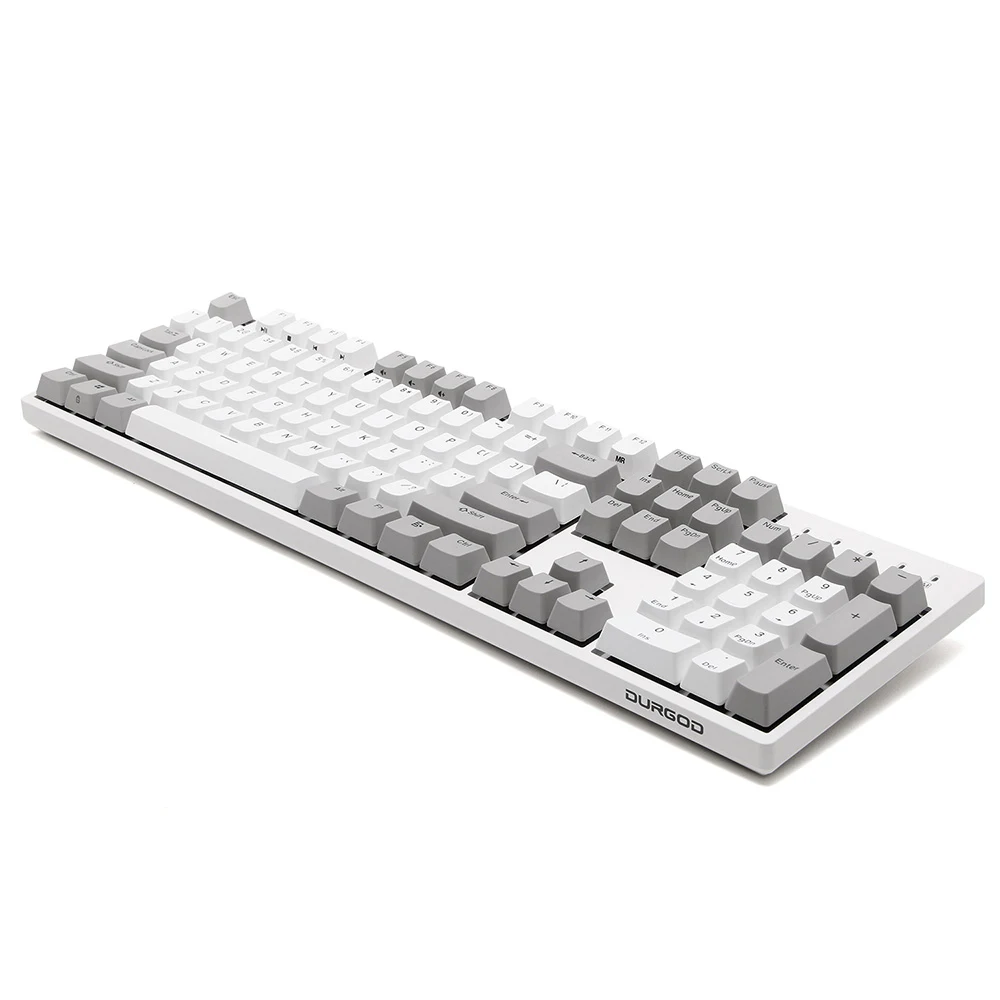 Механическая клавиатура DURGOD с 104 клавишами переключатель Cherry MX PBT Doubleshot проводные
