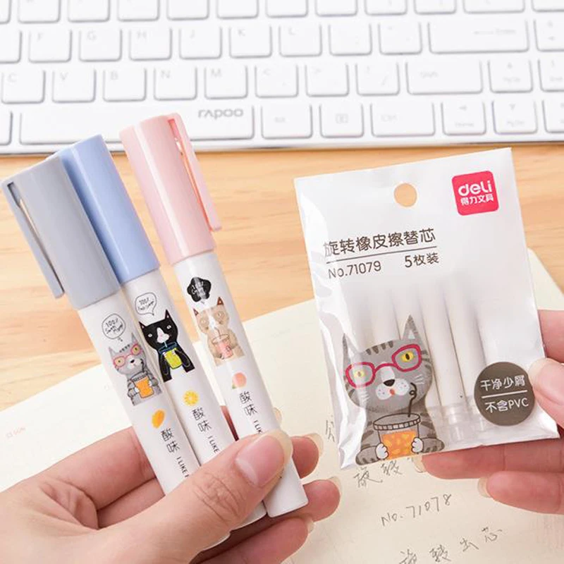 1 Pack Novelty Rotate Eraser Primary School Pen Pencil Rubber Pencil Erasers with Erasers Refills Correction Tools Stationery
1 Pack Novelty Rotate Eraser Primary School Pen Pencil Rubber Pencil Erasers with Erasers Refills Correction Tools Stationery