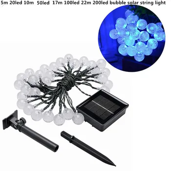 5m 10m 17m 22m bubble solar lamp power led string fairy light waterproof holiday for christmas wedding garden decoration
5m 10m 17m 22m bubble solar lamp power led string fairy light waterproof holiday for christmas wedding garden decoration
