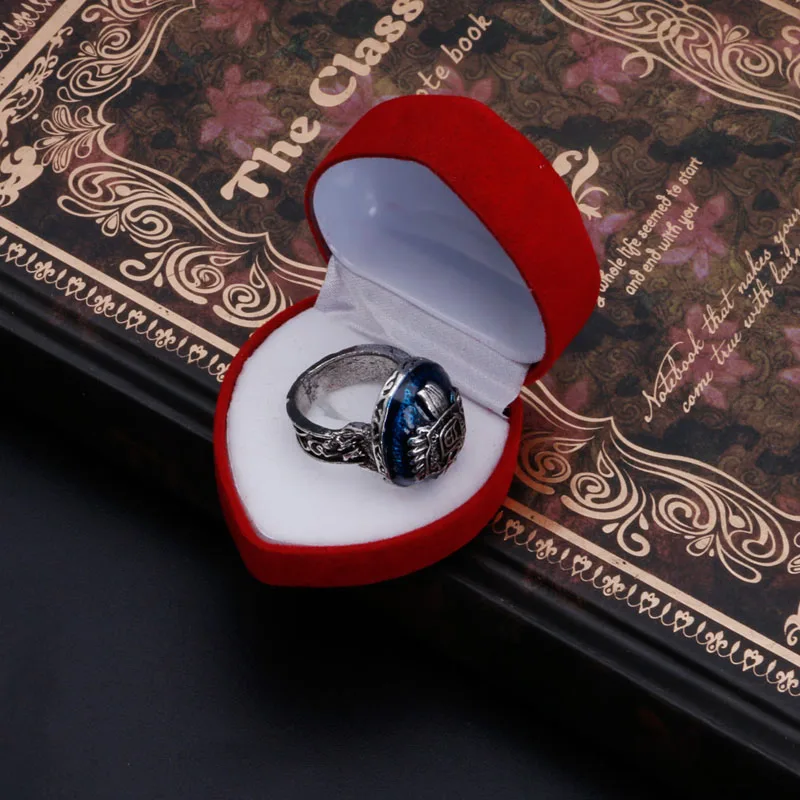 Бархатная шкатулка JAVRICK 1/10 шт. в форме сердца для ювелирных изделий кольца