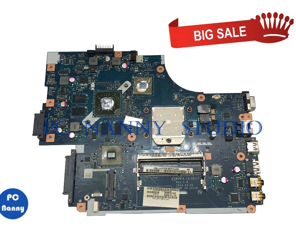 PCNANNY MBPUU02001 for Acer aspire 5551 5551G Laptop motherboard NEW75 LA-5911P with cpu tested
PCNANNY MBPUU02001 for Acer aspire 5551 5551G Laptop motherboard NEW75 LA-5911P with cpu tested