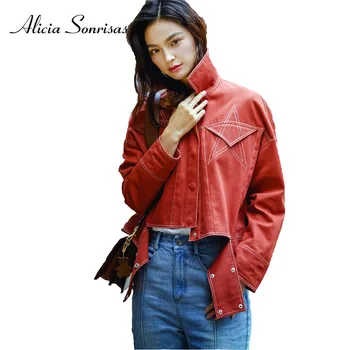 New 2018 Autumn Retro Denim Jacket Long Sleeve Five Stars Jeans Turn Down Collar OL Elegant Loose Orange Coat MF186007A
New 2018 Autumn Retro Denim Jacket Long Sleeve Five Stars Jeans Turn Down Collar OL Elegant Loose Orange Coat MF186007A