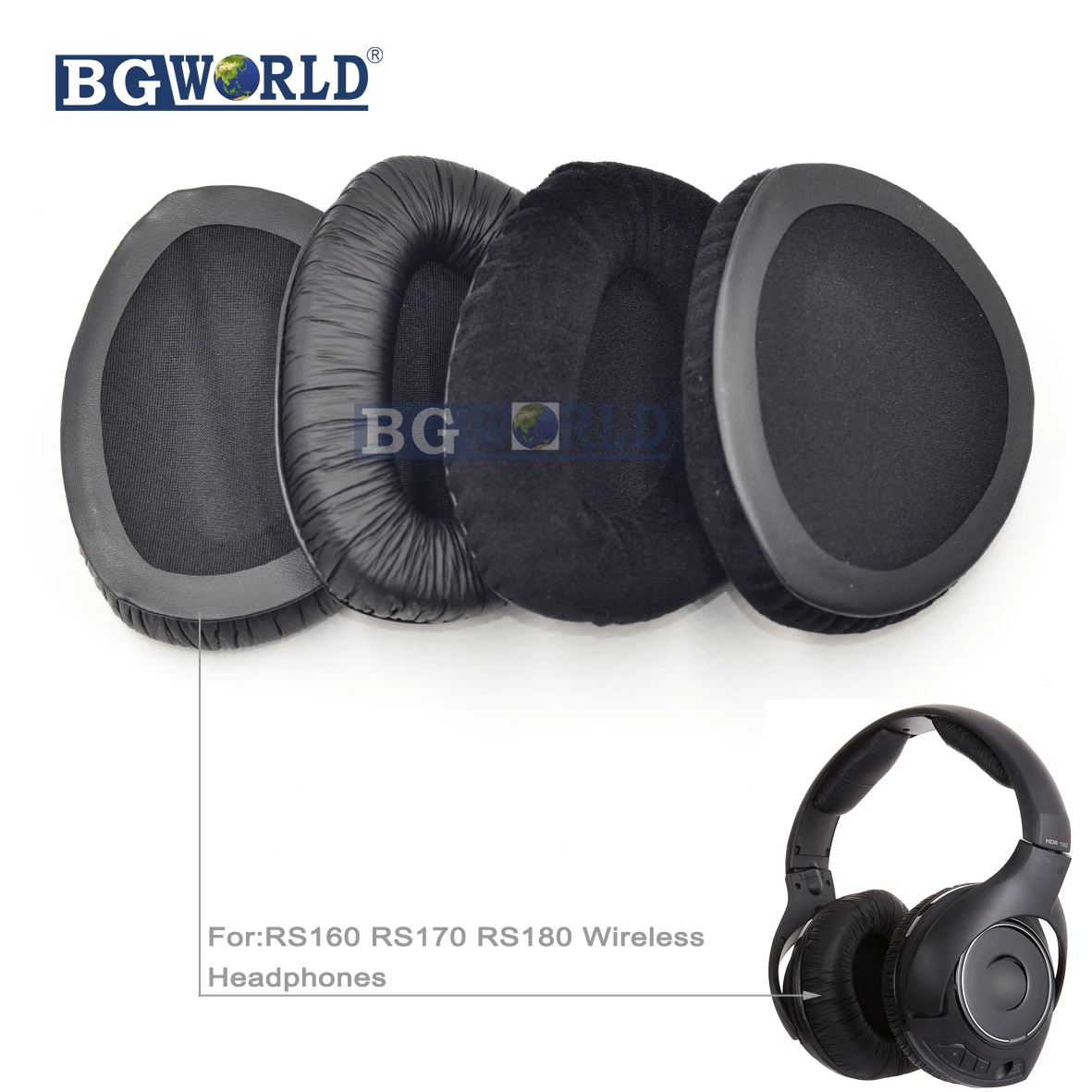 Replacement ear pads earpads cushion foam earmuff for Sennheiser RS160 RS170 RS180 Wireless Headphones part heaset sponge
Replacement ear pads earpads cushion foam earmuff for Sennheiser RS160 RS170 RS180 Wireless Headphones part heaset sponge