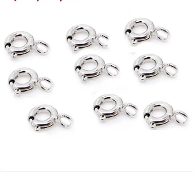 100 pieces fashion diy silver plated round 7mm spring fastener metal easily open spring clasp n111
100 pieces fashion diy silver plated round 7mm spring fastener metal easily open spring clasp n111
