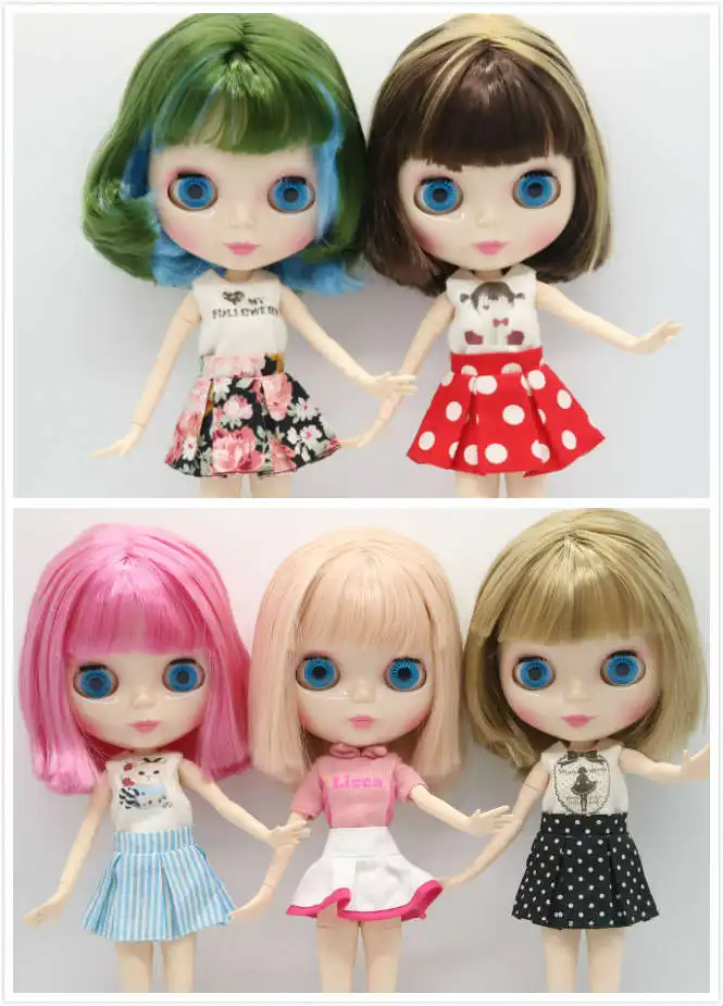 Nude Blyth Doll joint body blue hair fashion doll factory doll Suitable For DIY 180731
Nude Blyth Doll joint body blue hair fashion doll factory doll Suitable For DIY 180731