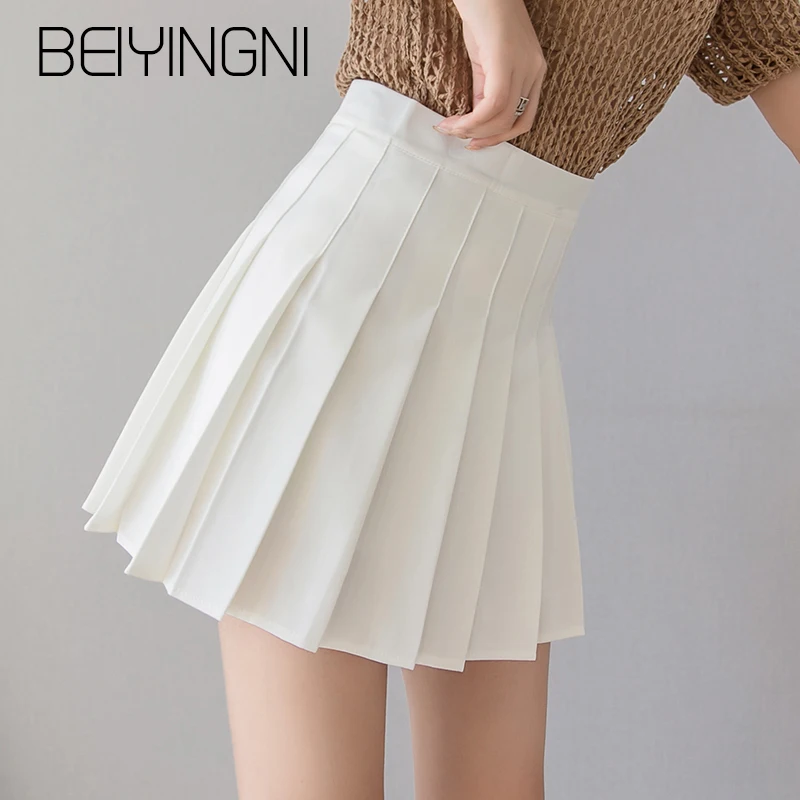 Beiyingni Pleated Mini Skirt Woman Solid 4 Colors Sweet Short Summer Lining Saias Preppy Elegant Casual Skirt Retro Chic Faldas
Beiyingni Pleated Mini Skirt Woman Solid 4 Colors Sweet Short Summer Lining Saias Preppy Elegant Casual Skirt Retro Chic Faldas