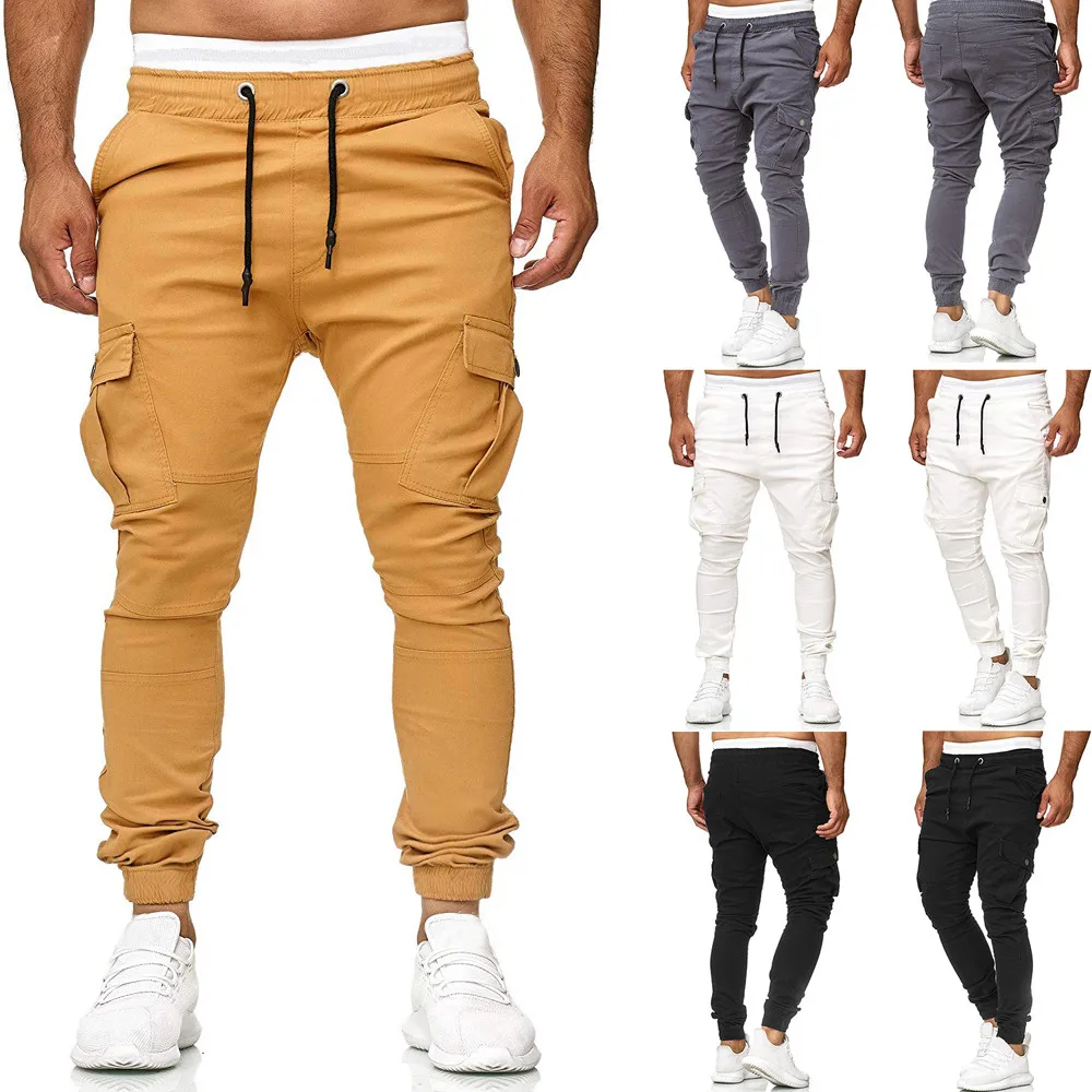 2019 New Men's Casual Pants Gym Pants Sportswear Men Sweatpants Slacks Casual Elastic Joggings Sport Solid Baggy Pockets Trouser
2019 New Men's Casual Pants Gym Pants Sportswear Men Sweatpants Slacks Casual Elastic Joggings Sport Solid Baggy Pockets Trouser