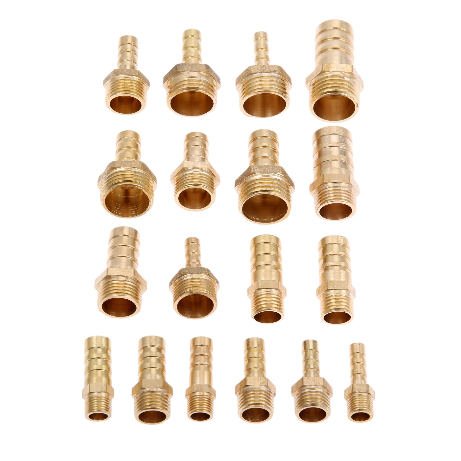 

5Pc 1/8" 1/4" 1/2" 3/8" Threaded Quick Joint Coupler Connector Adapter Pipe Brass Fitting 6mm 8mm 10mm 12mm 16mm Hose Barb Tail