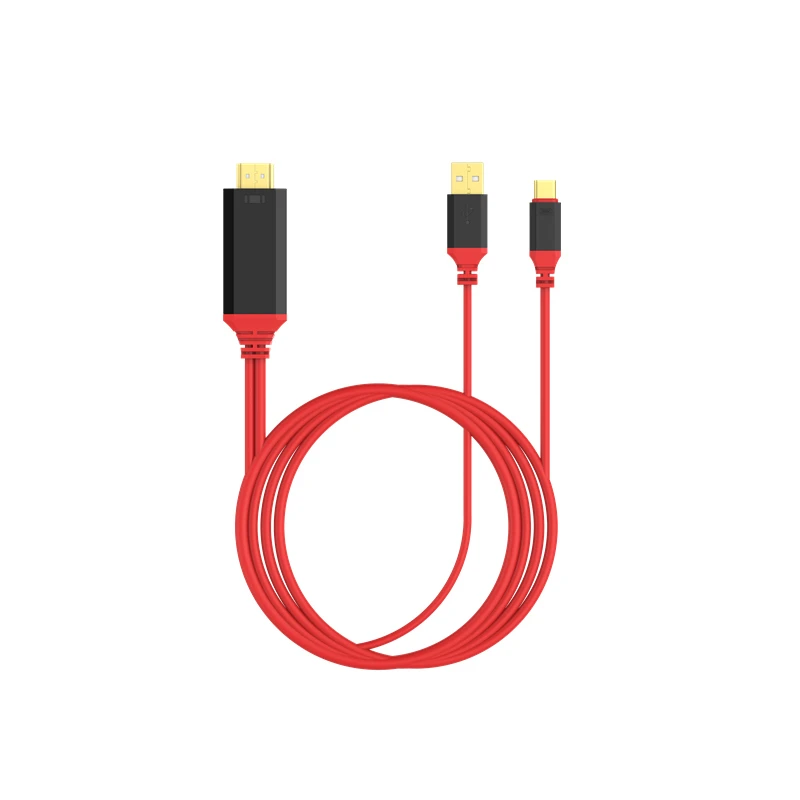 High Speed USB 3.1 Type C To HDMI HD Cable With USB Independent Supply Support 4K Adapter Cable
High Speed USB 3.1 Type C To HDMI HD Cable With USB Independent Supply Support 4K Adapter Cable