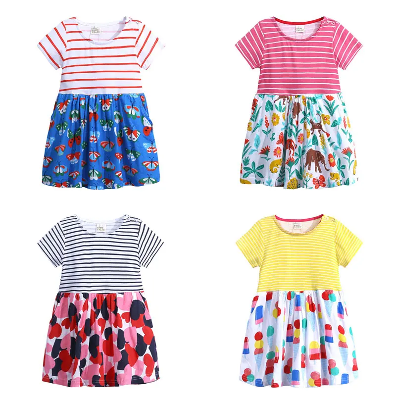 Elvesnest Dress For Girls Cartoon Cute Children Girls Dress Cotton Short Sleeve Toddler Girl Dresses Summer Kids Clothes
Elvesnest Dress For Girls Cartoon Cute Children Girls Dress Cotton Short Sleeve Toddler Girl Dresses Summer Kids Clothes