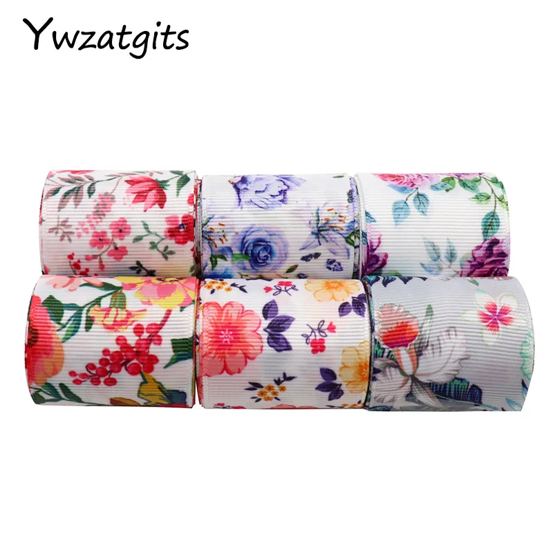 2Yards 40mm Flower Printed Grosgrain Ribbons DIY Sewing Bow Crafts Headwear Gift Wrapping Wedding Party Accessories YS0504
2Yards 40mm Flower Printed Grosgrain Ribbons DIY Sewing Bow Crafts Headwear Gift Wrapping Wedding Party Accessories YS0504