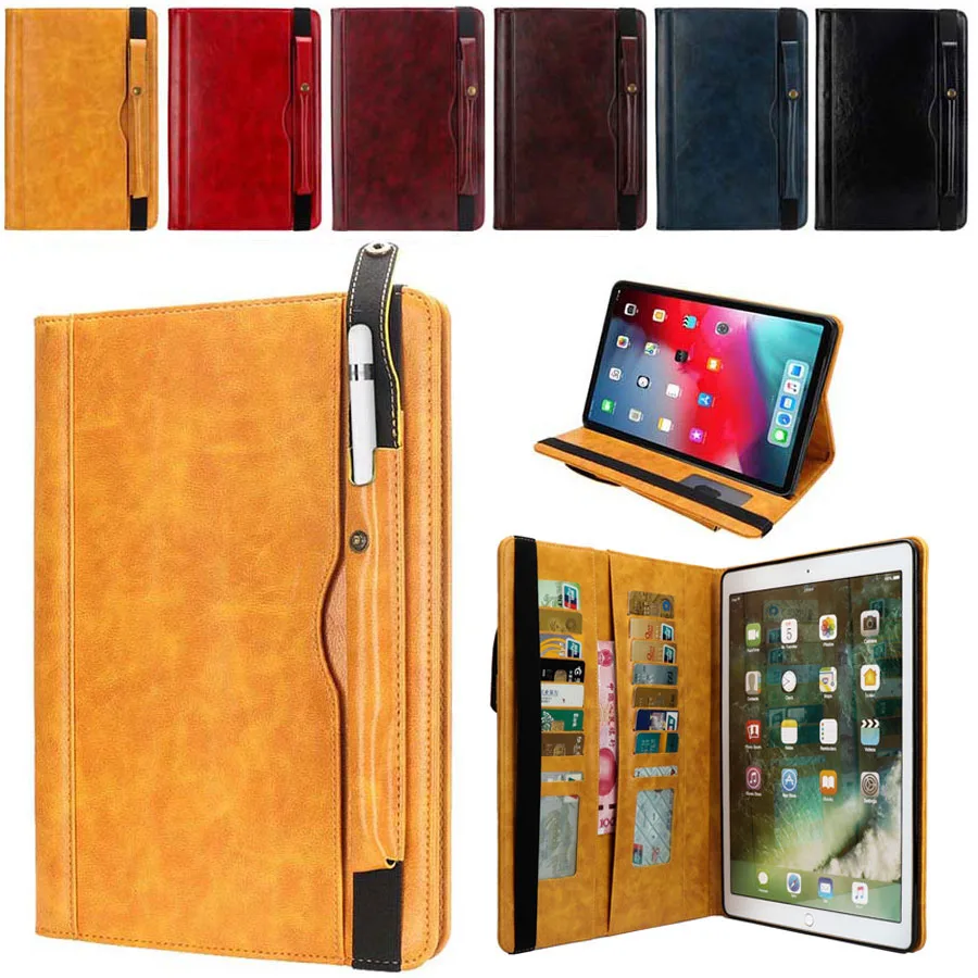 Case for Apple iPad Pro 11 2018 With Pencil Holder PU Leather Smart Cover Sleep Wake Up Wallet Card Slots Flip Stand Folio Case
Case for Apple iPad Pro 11 2018 With Pencil Holder PU Leather Smart Cover Sleep Wake Up Wallet Card Slots Flip Stand Folio Case