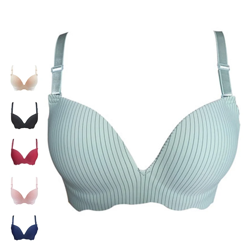 Sexy Seamless Bras For Women Push Up Lingerie Wire Free Bra 3D Cup Bralette Striped Brassiere Female Underwear #D
Sexy Seamless Bras For Women Push Up Lingerie Wire Free Bra 3D Cup Bralette Striped Brassiere Female Underwear #D