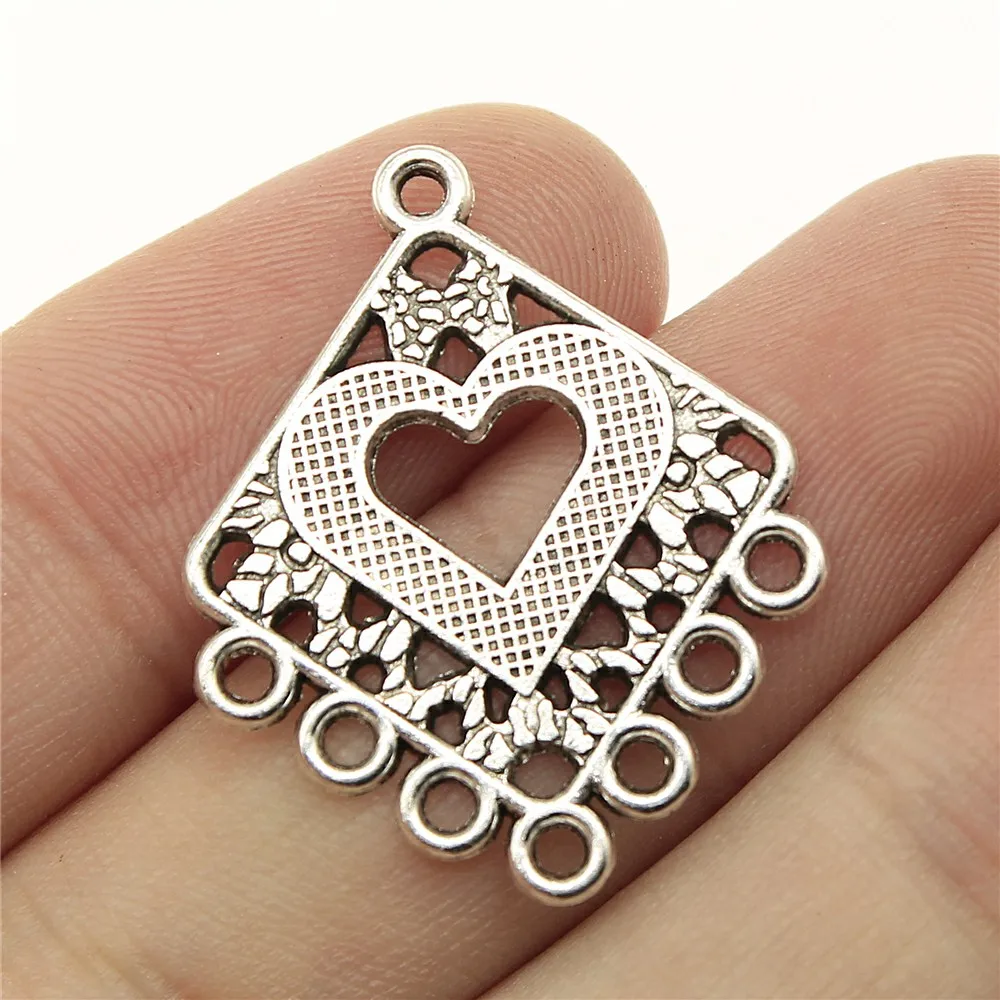 WYSIWYG 10pcs 30x24mm Earring Connector Charms For Jewelry Making Antique Silver Earring Connector Charms Earring Connector
WYSIWYG 10pcs 30x24mm Earring Connector Charms For Jewelry Making Antique Silver Earring Connector Charms Earring Connector