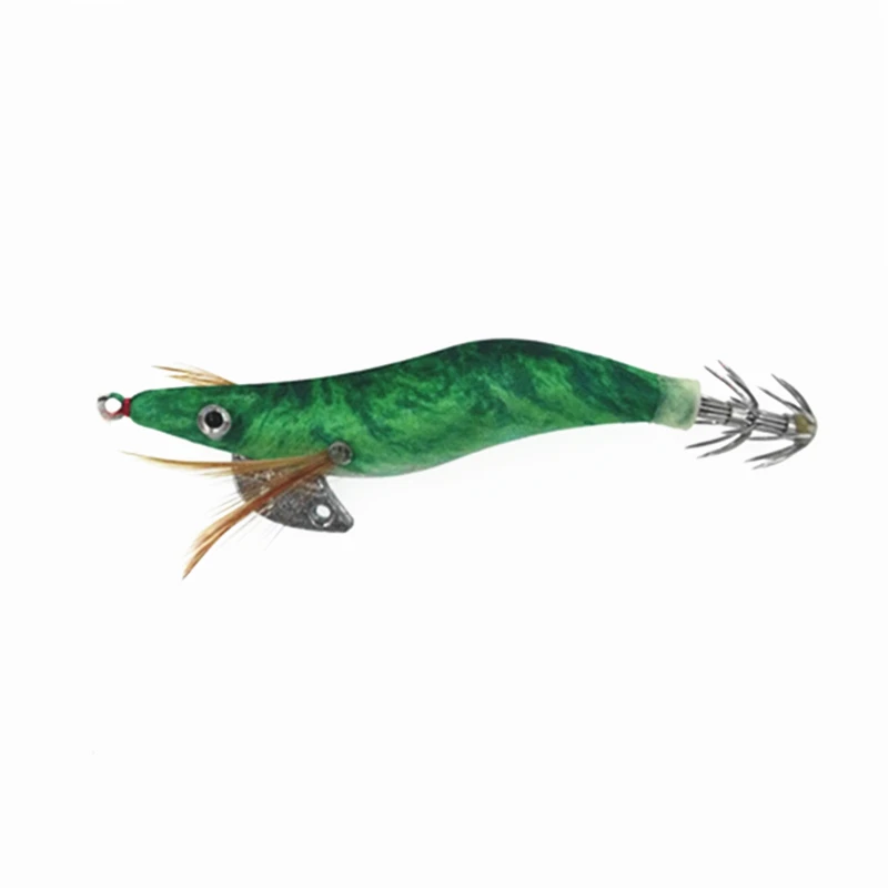 1Pcs Shrimp Squid Jig Fishing Lure 10CM 11G 2.5# Squid Hooks Luminous Shrimp Bait Wooden Shrimp Jigging Lure for Octopus
1Pcs Shrimp Squid Jig Fishing Lure 10CM 11G 2.5# Squid Hooks Luminous Shrimp Bait Wooden Shrimp Jigging Lure for Octopus