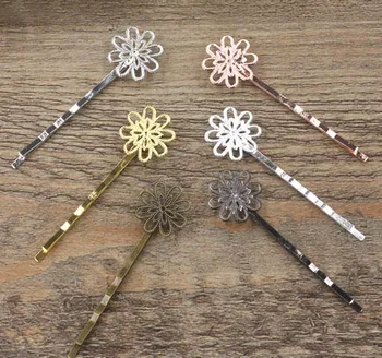 18mm Blank Bobby Pins Hairpin Base Vintage Filigree Circle Flower Hair Clip Findings Hair Accessories for Women Hair Headwear
18mm Blank Bobby Pins Hairpin Base Vintage Filigree Circle Flower Hair Clip Findings Hair Accessories for Women Hair Headwear