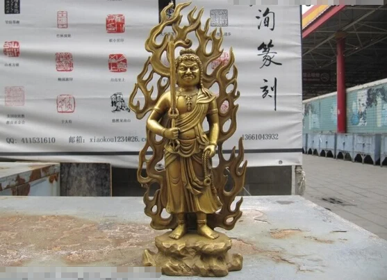 Collectible bronze lion statue S0281 Tibet Buddhism fane Brass Copper refined Carve Acalanatha Buddha Statue (B0328)
Collectible bronze lion statue S0281 Tibet Buddhism fane Brass Copper refined Carve Acalanatha Buddha Statue (B0328)