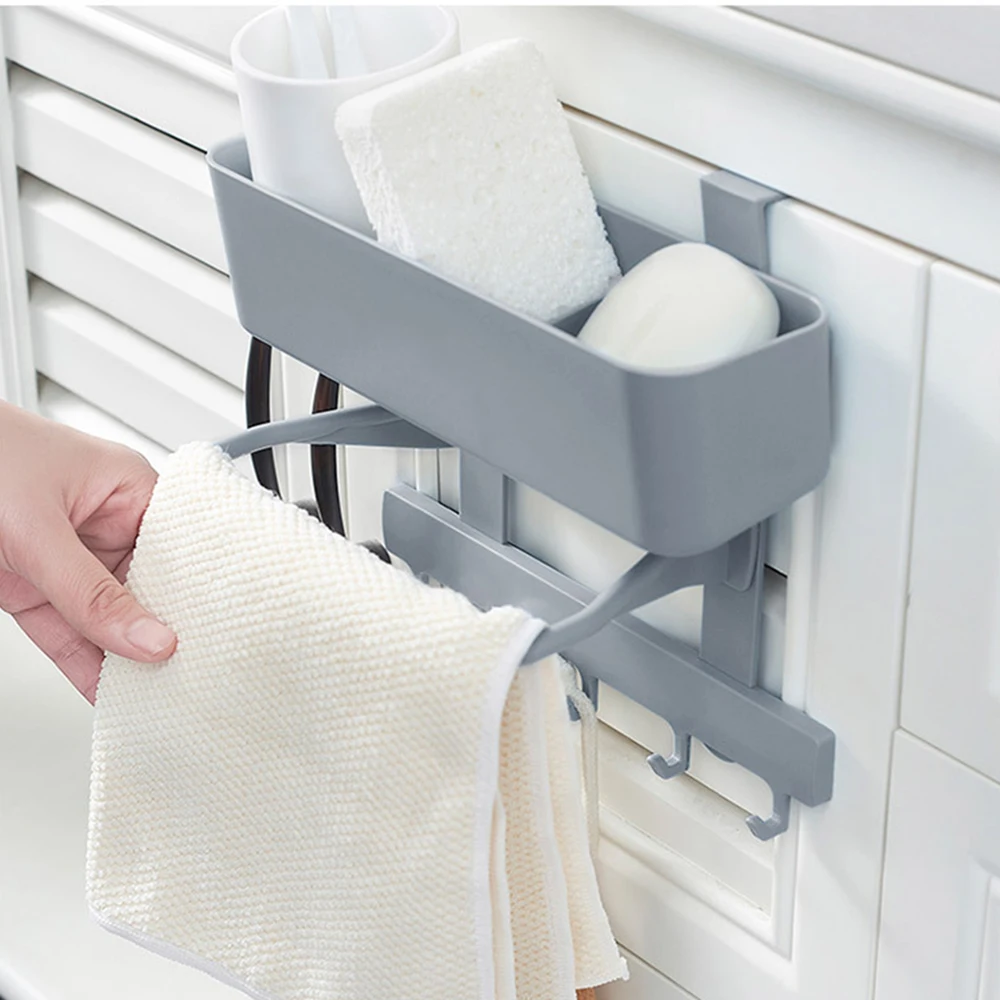 Closet Storage Shelf with Hook Organizer Cabinet Door Storage Rack Sponge Dish Cloth Rag Plastic Shelf Holder Plates Store
Closet Storage Shelf with Hook Organizer Cabinet Door Storage Rack Sponge Dish Cloth Rag Plastic Shelf Holder Plates Store