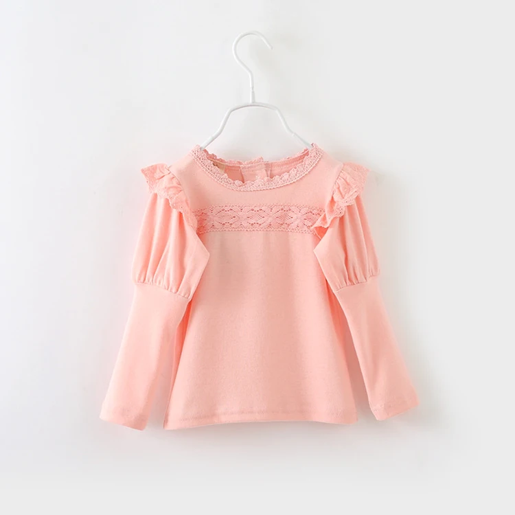 2019 new style fashion spring children's lace bottoming shirt cotton long-sleeved T-shirt children girls
2019 new style fashion spring children's lace bottoming shirt cotton long-sleeved T-shirt children girls