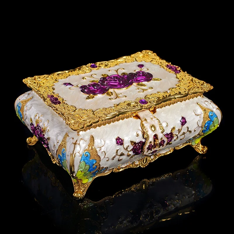 European style Russian creative palace retro fashion jewelry box household high-grade cosmetics box
European style Russian creative palace retro fashion jewelry box household high-grade cosmetics box