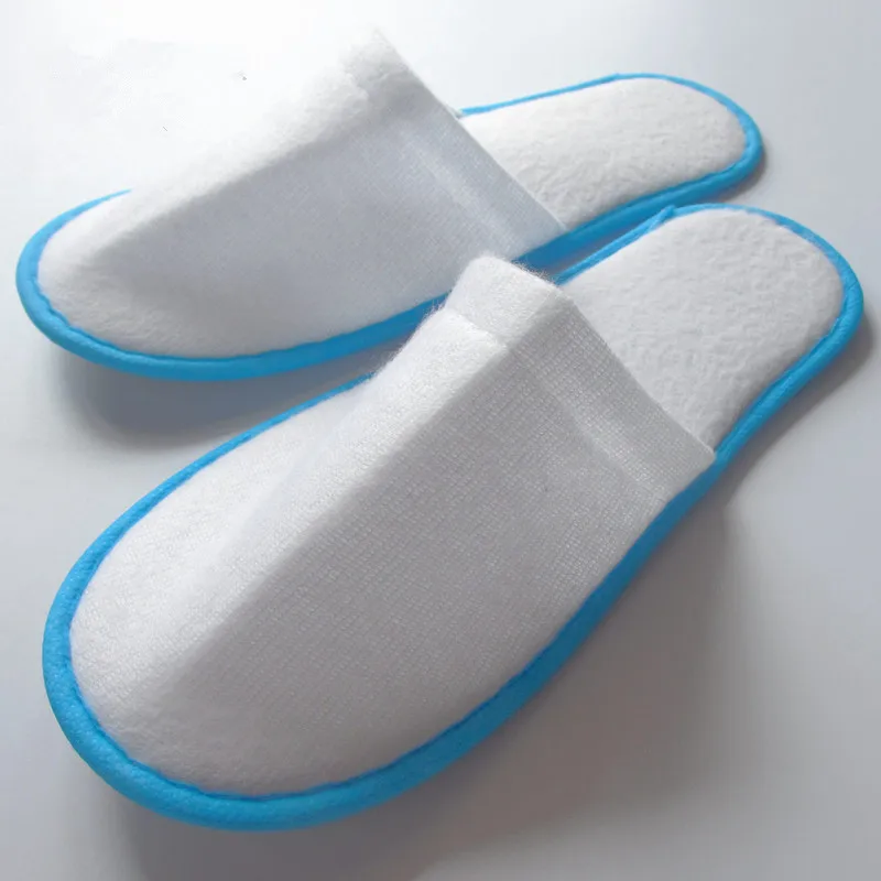 Logo Printing 20 Pairs Hotel Travel Spa Disposable Slippers White blue color Home Guest Hotel Slippers Nonslip
Logo Printing 20 Pairs Hotel Travel Spa Disposable Slippers White blue color Home Guest Hotel Slippers Nonslip