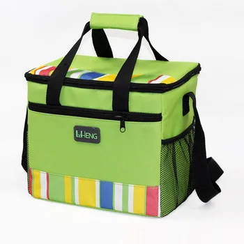 24-can Large Capacity Soft Lunch Cooler Bag Tote Insulated Green Stripe Outdoor Picnic Bag
24-can Large Capacity Soft Lunch Cooler Bag Tote Insulated Green Stripe Outdoor Picnic Bag