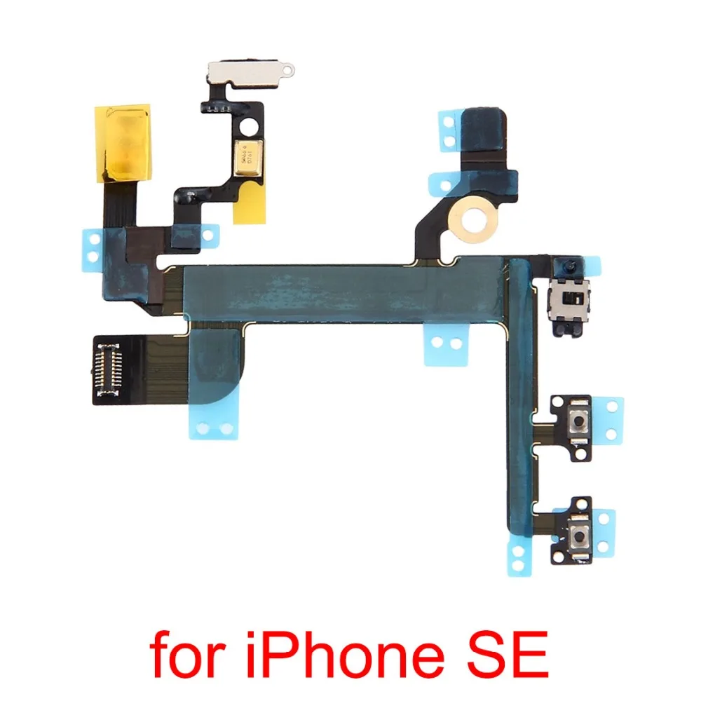 

New for iPhone SE Power Button & Volume Button & Flashlight Flex Cable for iPhone SE