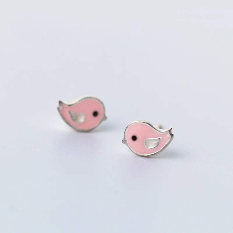 Christmas Earrings Sterling Silver 925 Cute Pink Bird Animal Stud Earrings For Women Girls Korean Cheap Fashion Jewelry
Christmas Earrings Sterling Silver 925 Cute Pink Bird Animal Stud Earrings For Women Girls Korean Cheap Fashion Jewelry