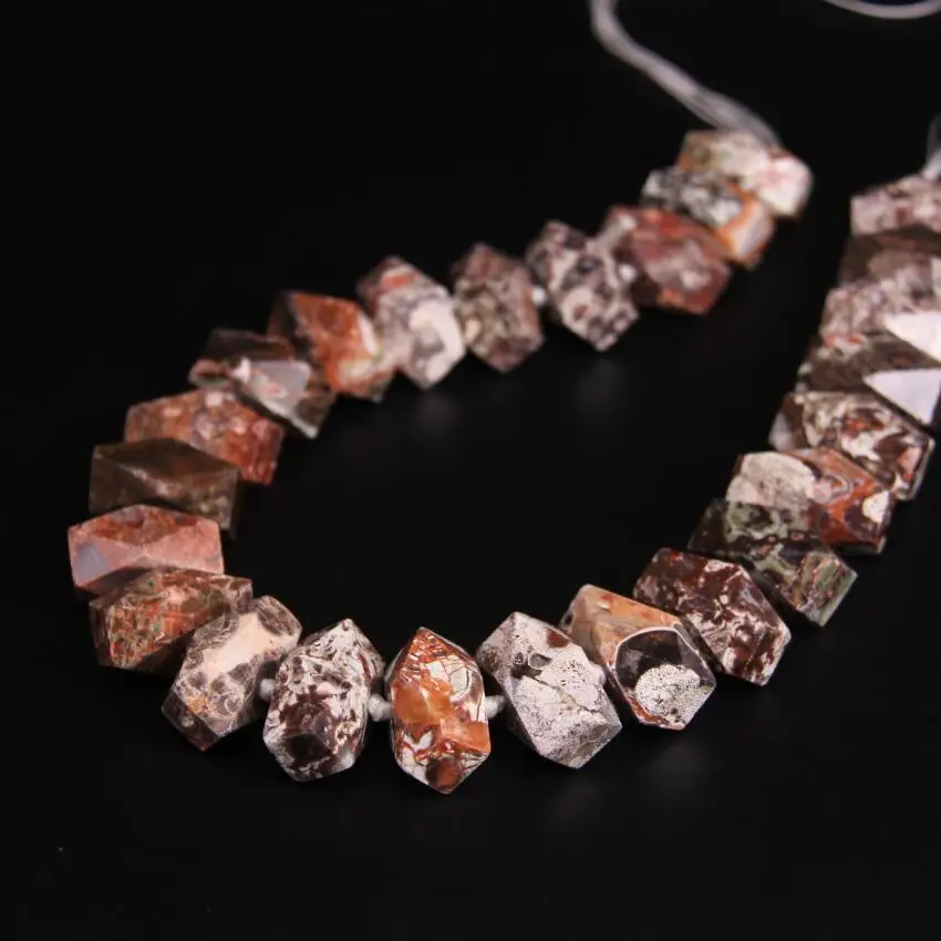 15.5"strand Natural Ocean Jaspers Faceted Nugget Loose Beads,Brown White Ocean Agates Cut Slab Nugget Pendant Jewelry Making
15.5"strand Natural Ocean Jaspers Faceted Nugget Loose Beads,Brown White Ocean Agates Cut Slab Nugget Pendant Jewelry Making