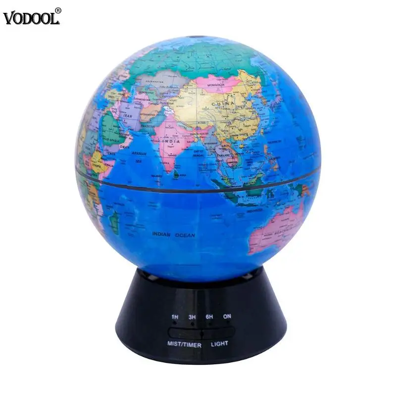 VODOOL 2in 1 300ml Creative Globe Spherical Shape Aroma Diffuser with 7 Color LED Lights Teaching Resources Supplies Geography
VODOOL 2in 1 300ml Creative Globe Spherical Shape Aroma Diffuser with 7 Color LED Lights Teaching Resources Supplies Geography