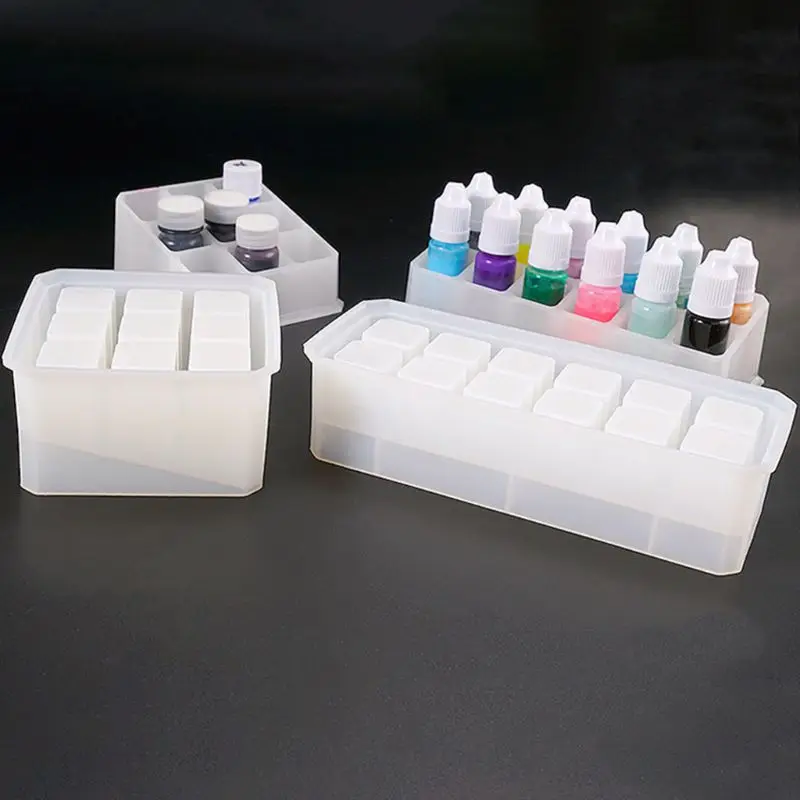 Crystal Epoxy Mould DIY Manual Storage Box Highlight 9/12 Square Storage Boxes Silicone Mold
Crystal Epoxy Mould DIY Manual Storage Box Highlight 9/12 Square Storage Boxes Silicone Mold