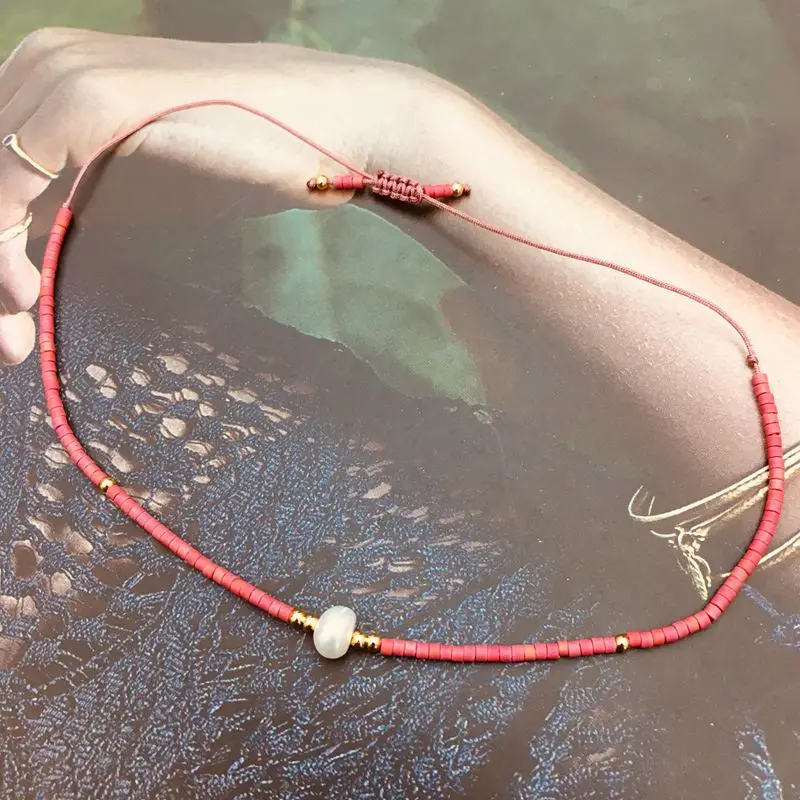 Lucky Red Miyuki Bracelet For Women Delica Simple Pearl Beads Seed MIYUKI Handmade Design Bracelets Luxury Beaded Jewelry Giift
Lucky Red Miyuki Bracelet For Women Delica Simple Pearl Beads Seed MIYUKI Handmade Design Bracelets Luxury Beaded Jewelry Giift