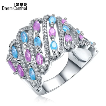 DreamCarnival 1989 Fancy Jewelry Candy Light Blue and Pink Mix Colors Glitter Zircon Cute Anillo Party Rings for Women SJ30053R
DreamCarnival 1989 Fancy Jewelry Candy Light Blue and Pink Mix Colors Glitter Zircon Cute Anillo Party Rings for Women SJ30053R