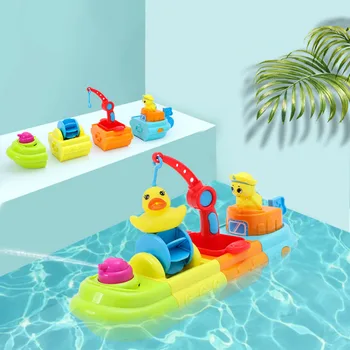 New Kid Children Bath Toy Boat Pool Beach Play Water Bathing Toy Assemble Water Spray Floating Ship Parent-child Interactive Toy
New Kid Children Bath Toy Boat Pool Beach Play Water Bathing Toy Assemble Water Spray Floating Ship Parent-child Interactive Toy