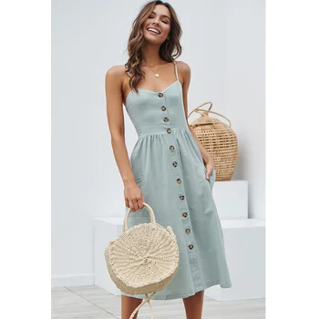 Summer Beach Button Women Pocket Fashion Korean Elegant Solid Music Festival Clothing Long Skirts for Women Empire
Summer Beach Button Women Pocket Fashion Korean Elegant Solid Music Festival Clothing Long Skirts for Women Empire
