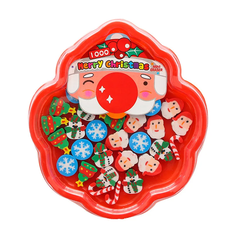 30 Pcs/box Cute Christmas Cartoon Rubber Eraser Art School Supplies Office Stationery Novelty Pencil correction supplies
30 Pcs/box Cute Christmas Cartoon Rubber Eraser Art School Supplies Office Stationery Novelty Pencil correction supplies