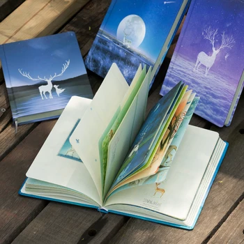 Small Fresh Color Paper elk Illustration Notepad HardShell Diary Creative School Student Supply Notebook Diary
Small Fresh Color Paper elk Illustration Notepad HardShell Diary Creative School Student Supply Notebook Diary