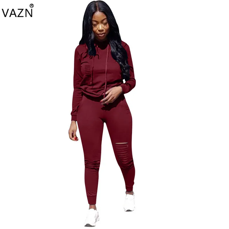 VAZN Autumn Top High Street Casual 2018 Women 2 Piece Plus Size Set Solid Hooded Full Sleeve Full Length Tracksuit Set FNN8140
VAZN Autumn Top High Street Casual 2018 Women 2 Piece Plus Size Set Solid Hooded Full Sleeve Full Length Tracksuit Set FNN8140