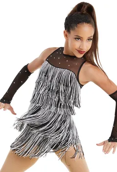 Latin Dance Dress Women Girls Lady Fringe Ballroom Tango Cha Cha Rumba Samba Dance Costumes Dresses for Dancing Clothing
Latin Dance Dress Women Girls Lady Fringe Ballroom Tango Cha Cha Rumba Samba Dance Costumes Dresses for Dancing Clothing